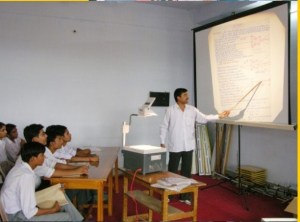 Modern Indian classroom