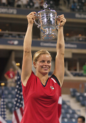 Kim Clijsters claimed the Women's crown on her comeback
